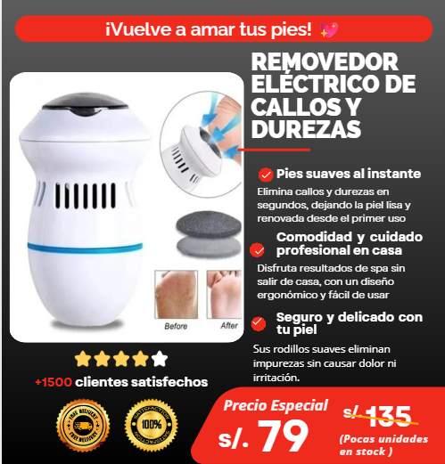 REMOVEDOR ELECTRICO DE CALLOS